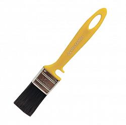 Кисть флейцевая DR со смешанной черной щетиной и желтой ручкой 35×10мм 13135