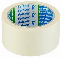 Лента малярная Folsen для деликатных поверхностей под покраску без следов 50мм×25м 272550