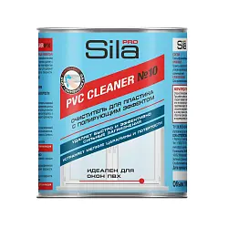 Очиститель слаборастворяющий для ПВХ пластика Sila 1000мл SILA PRO №10