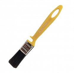 Кисть флейцевая DR со смешанной черной щетиной и желтой ручкой 25×10мм 13125