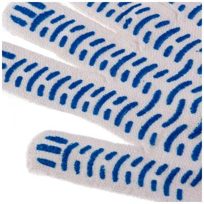 Перчатки из трикотажа Волна РОССИЯ с ПВХ точками вязка 10 класс