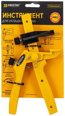 Щипцы 3D Krestiki для системы выравнивания плитки (СВП) с ручкой из ABS-пластика желтые