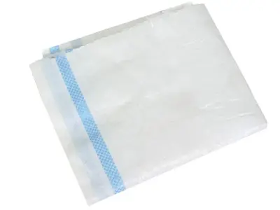 Мешки для мусора из первичного полипропилена белые 55×105см 500шт