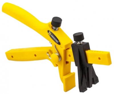 Щипцы 3D Krestiki для системы выравнивания плитки (СВП) с ручкой из ABS-пластика желтые