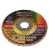 Круг лепестковый торцевой (КЛТ1) Луга 125×22,2мм с зернистостью- Р80 D91012522140200