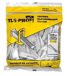 Клин TLS PROFI для системы выравнивания плитки (СВП) 100шт TLS22016 50мм×20м