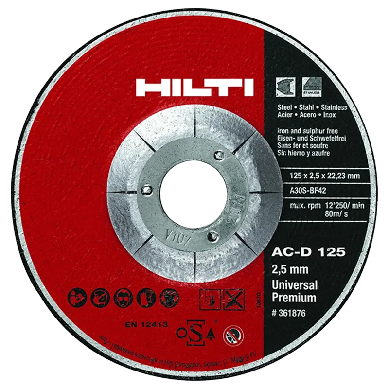 Круги зачистные