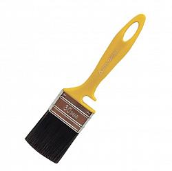 Кисть флейцевая DR со смешанной черной щетиной и желтой ручкой 50×12мм 13150