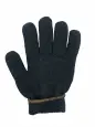 Перчатки утепленные акриловые с покрытием ПВХ-точка ОСЕНЬ черные 10 класс