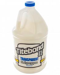 Столярный клей Titebond II Transparent Wood Glue ПВА влагостойкий полупрозрачный 3.785л