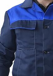 Костюм куртка/полукомбинезон р.56-58, рост 182-188 темно-синий Строитель