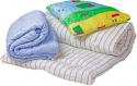 Спальный комплект Стандарт (матрас, подушка, одеяло) из ваты и поролона размер 190×70см