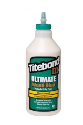 Клей ПВА Titebond III Ultimate Wood Glue повышенной влагостойкости светло-коричневый 946мл 1415