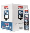 Клей-герметик Soudal Fix All Flexi гибридый окрашиваемый черный 290мл 134901