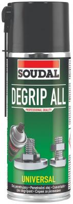 Смазка разблокировочная Soudal Degrip All Universal от ржавчины с трубкой 400мл