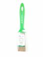 Кисть флейцевая DR со смешанной коричневой щетиной и зелёной ручкой 35×10мм 13035